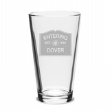 Dover Glassware - Entering Dover 1635 Pint Glass