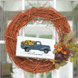 Rustic Marlin - Twine Sign - Welcome Sunflower Truck