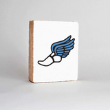 Rustic Marlin - Wood Block - Track and Field