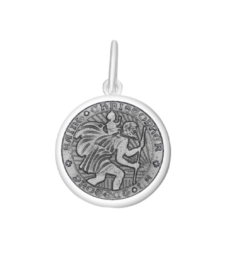 Lola Pewter St. Christopher Pendant