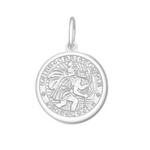 Lola Alpine White St. Christopher Pendant