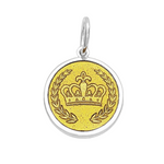 Lola Gold Enamel Crown Pendant