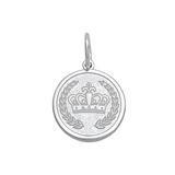 Lola Alpine White Crown Pendant