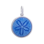 Lola Periwinkle Sand Dollar Pendant