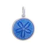 Lola Periwinkle Sand Dollar Pendant