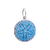 Lola Light Blue Sand Dollar Pendant