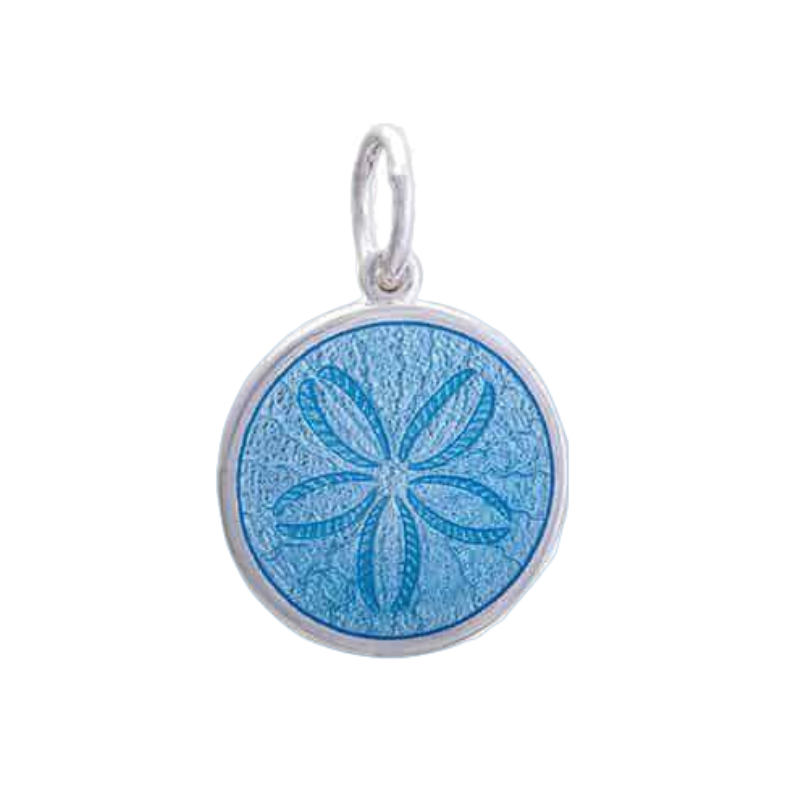 Lola Light Blue Sand Dollar Pendant