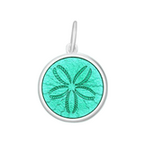 Lola Seafoam Sand Dollar Pendant