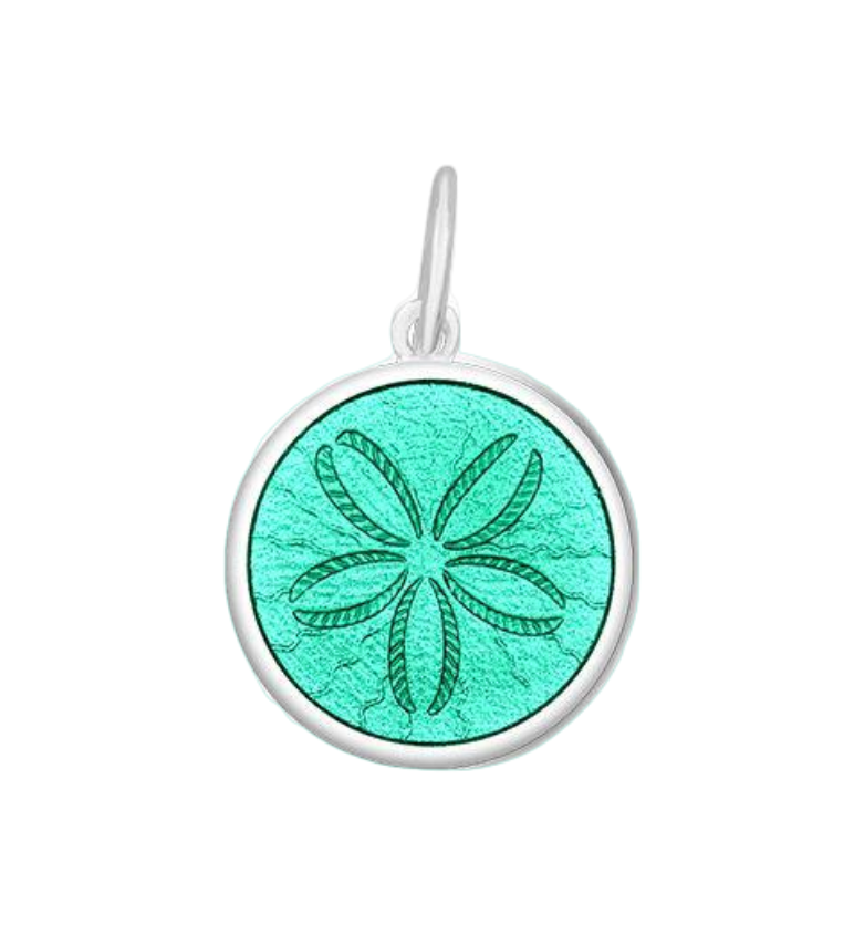 Lola Seafoam Sand Dollar Pendant