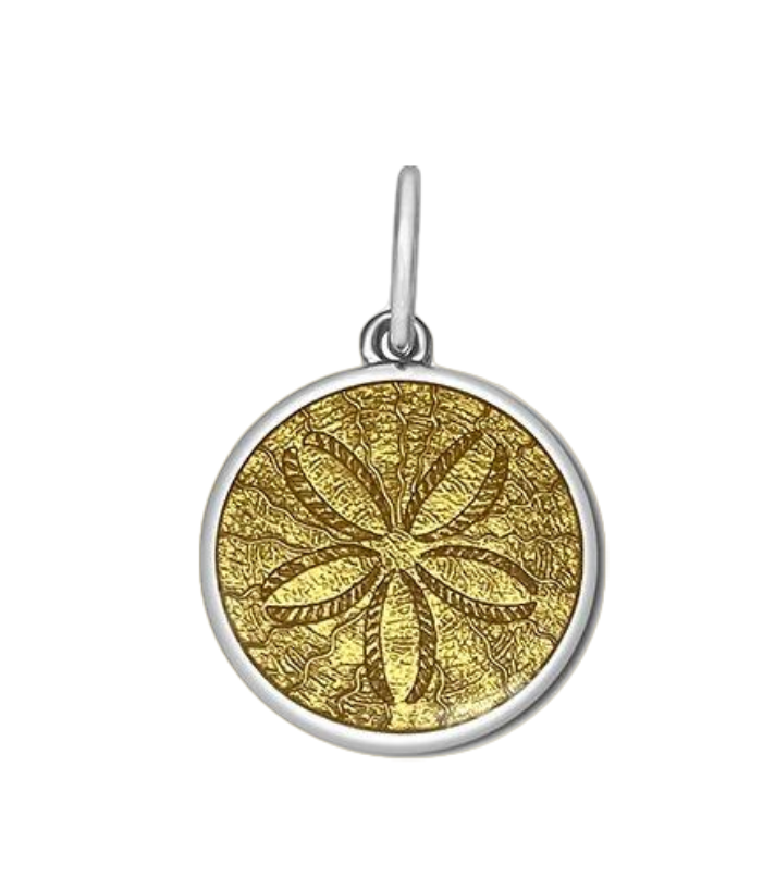 Lola Gold Center Vermeil Sand Dollar Pendant