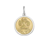 Lola Gold Center Vermeil Dog Paw Pendant