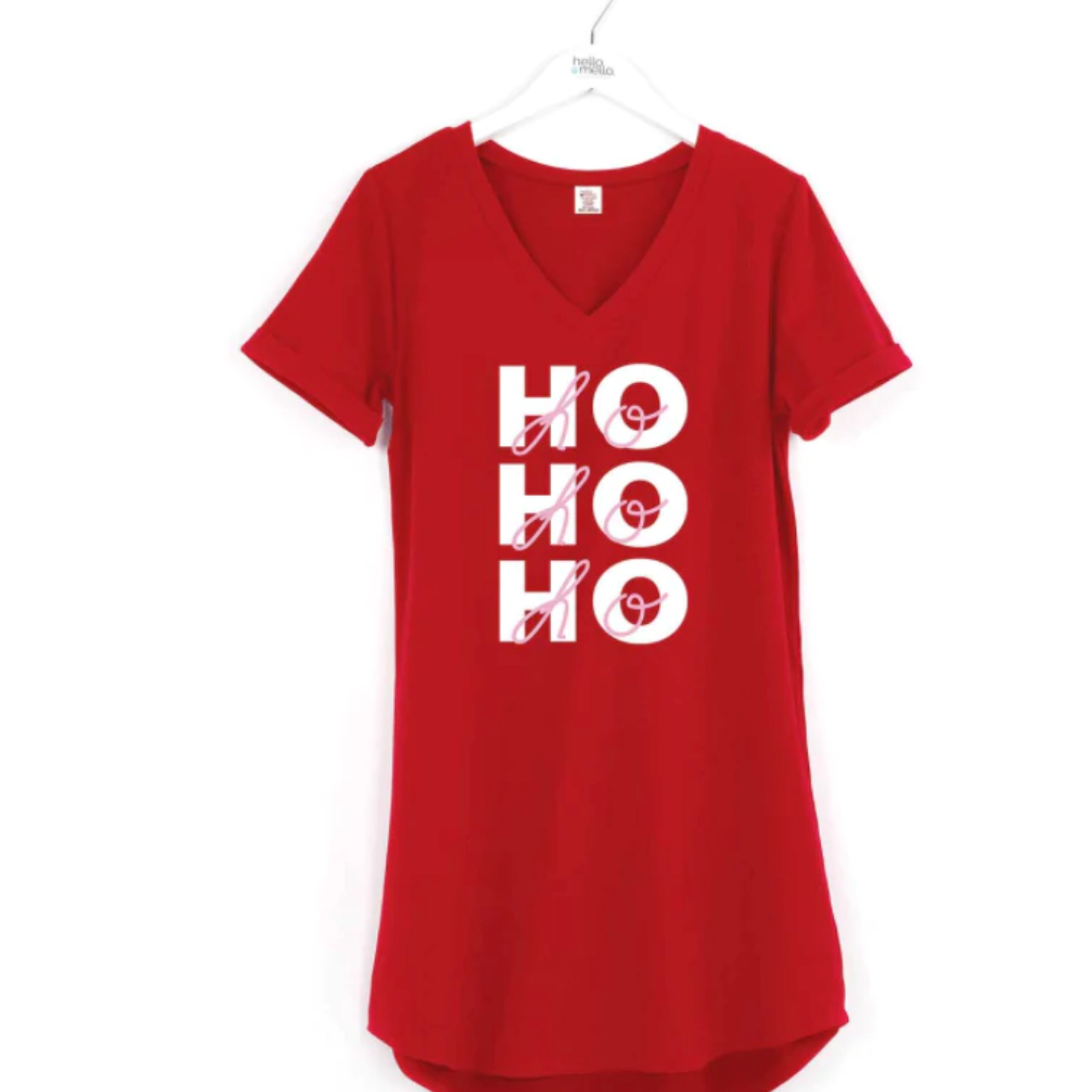 Hello Mello Holiday Sleep Shirt Ho Ho Ho