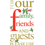 Boston International - Please Use Christmas Guest Napkin