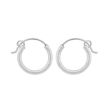 Wheeler - Sterling Silver .40" Hoop Earring