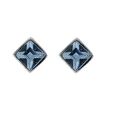 Wheeler - Sapphire Diamond Sterling Silver Earring