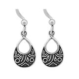 Wheeler - Teardrop Sterling Silver Earring