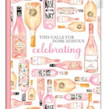 Rosanne Beck - Birthday Card - Serious Celebrating Rose Bottles