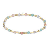 enewton - Hot Mess Gemstone Gold Sincerity 3mm Bead Bracelet