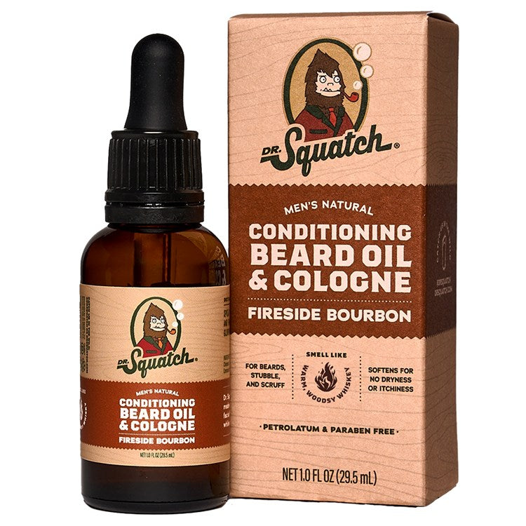 Dr. Squatch Beard Oil & Cologne Fireside Bourbon