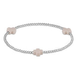 enewton - Cross Sterling 2mm Bracelet - Off-White