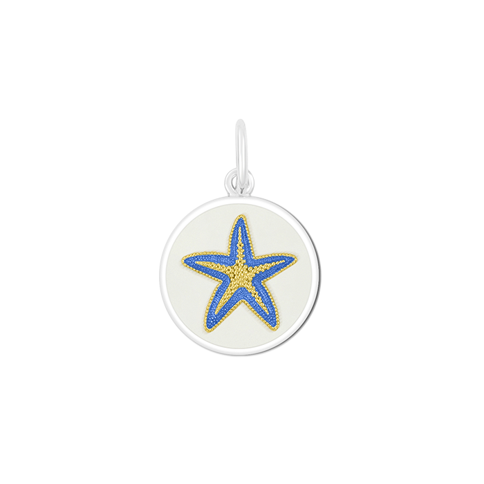 Lola Periwinkle Starfish Gold Pendant