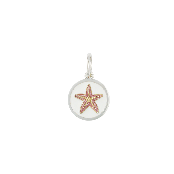 Lola Flamingo Pink Sttarfish Gold Pendant