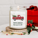 Rustic Marlin - Candle - Christmas Tree Truck