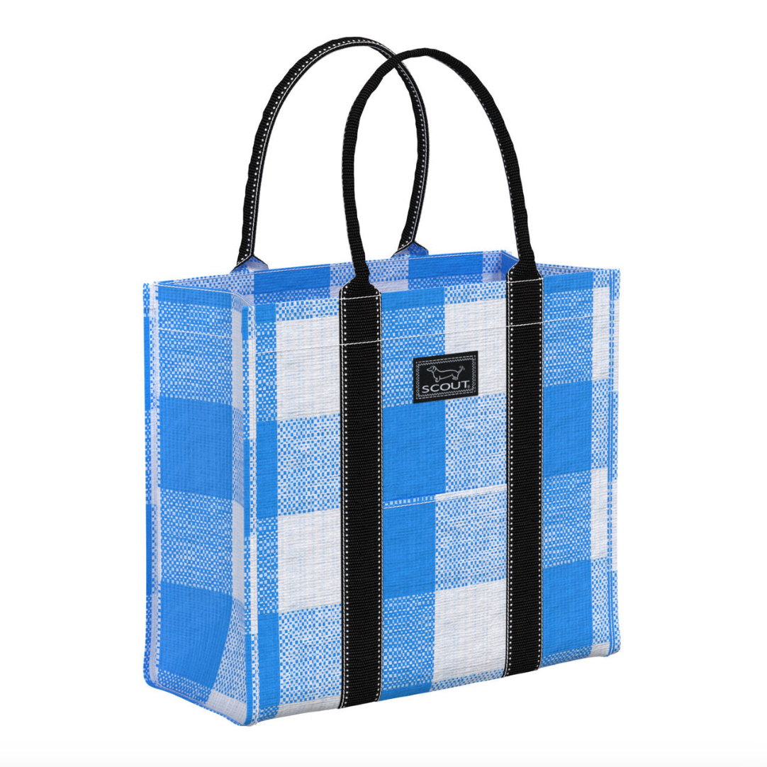 Scout Tote Ma Goat French Blue Check