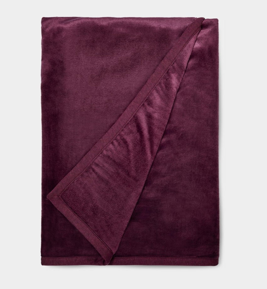 UGG Duffield II Throw Blanket Port Heather