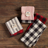 Mud Pie - Dish Towel Set - Buffalo Plaid