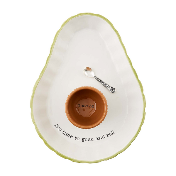 Mud Pie Avocado Chip & Dip Set