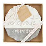 Mud Pie Celebrate Everyday Plate