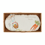 Mud Pie Easter Bunny Treats Plate