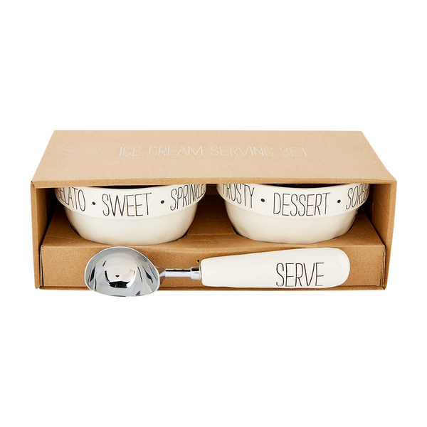 Mud Pie Bistro Ice Cream Gift Set