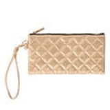 Scout Kate Wristlet Gold Quilted